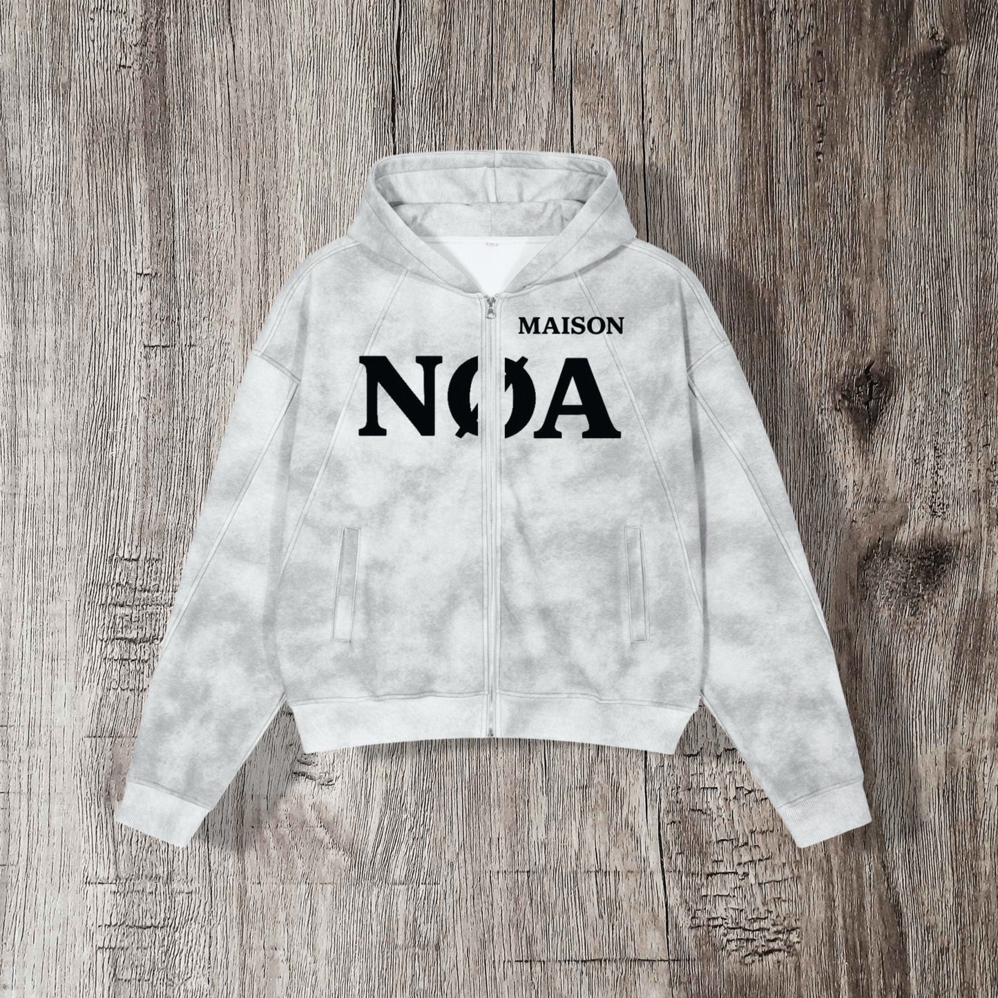 Patina Washed Zip-Up Hoodie