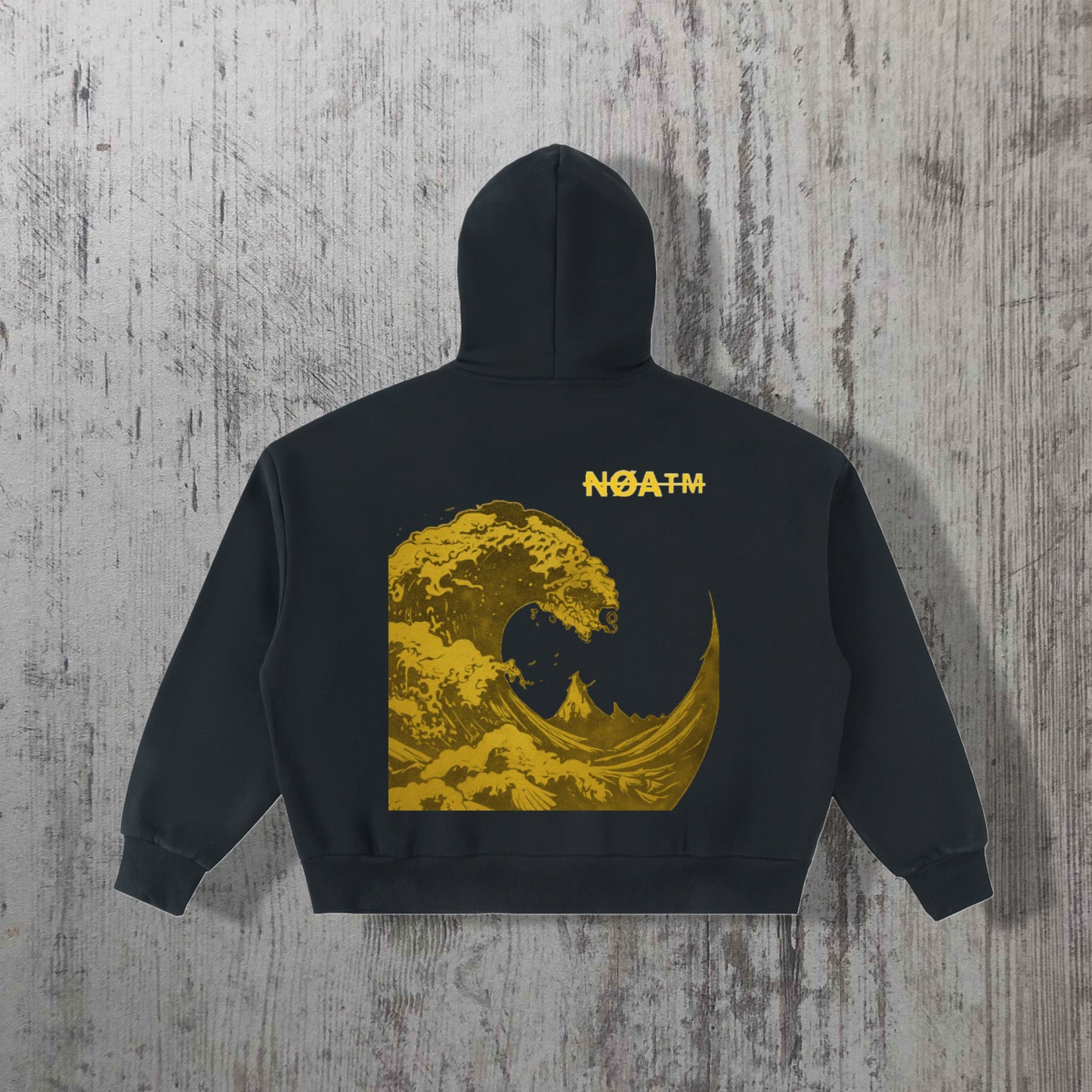 Fleeced Full-Zip Boxy Hoodie